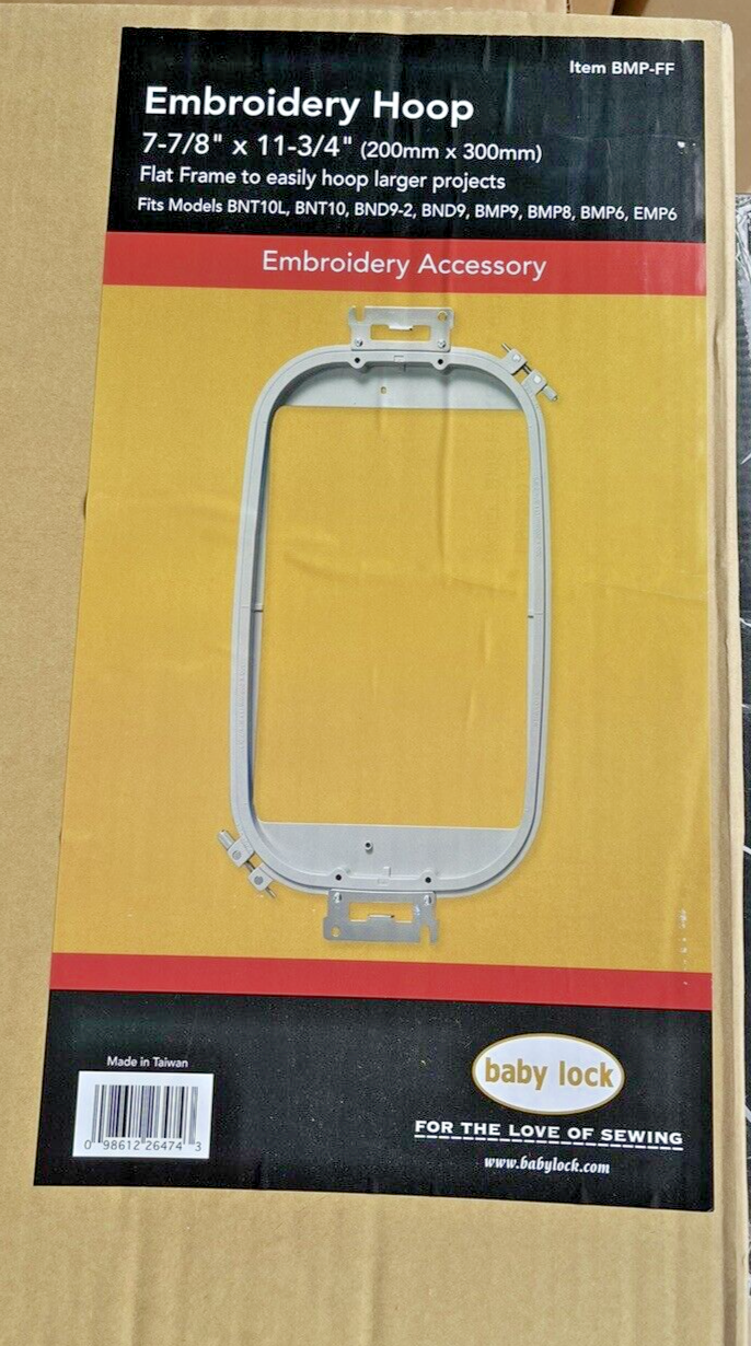 Cadre à Broder (Hoop) Baby Lock EPF100 - Taille Moyenne 4x4 Pouces - Métal - Compatible Brother