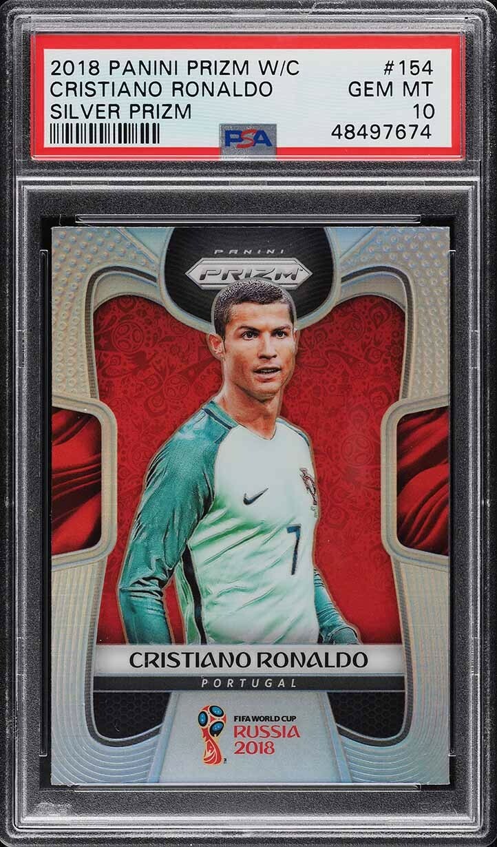 Cristiano Ronaldo 2018 W杯 Silver Prizm Cristiano Ronaldo 2018 Prizm World Cup #154 Silver Price