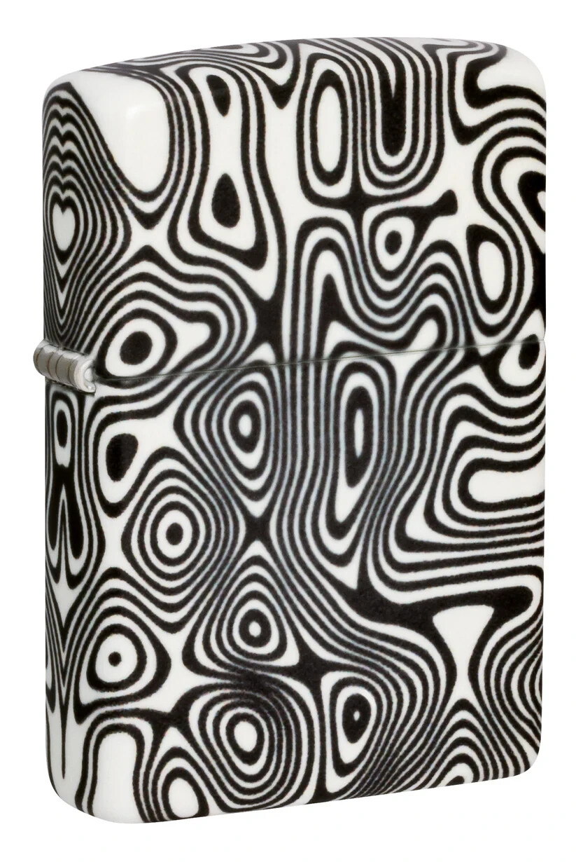 Zippo 46012, Дизайн в виде светящихся кругов, 540 цветов, двусторонний, светится в темноте