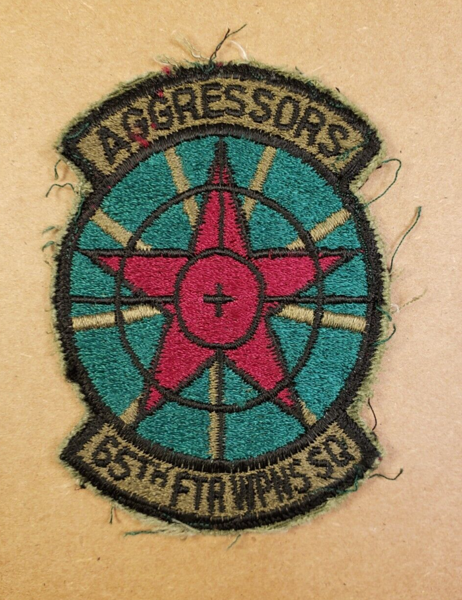 USAF 65th Tactical Fighter Weapons Squadron Aggressors Patch