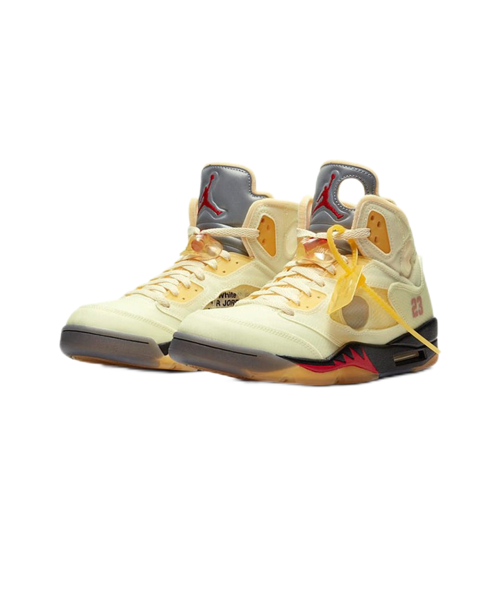 Jordan 5 SP x Off-White Mid Sail - DH8565-100 | eBay