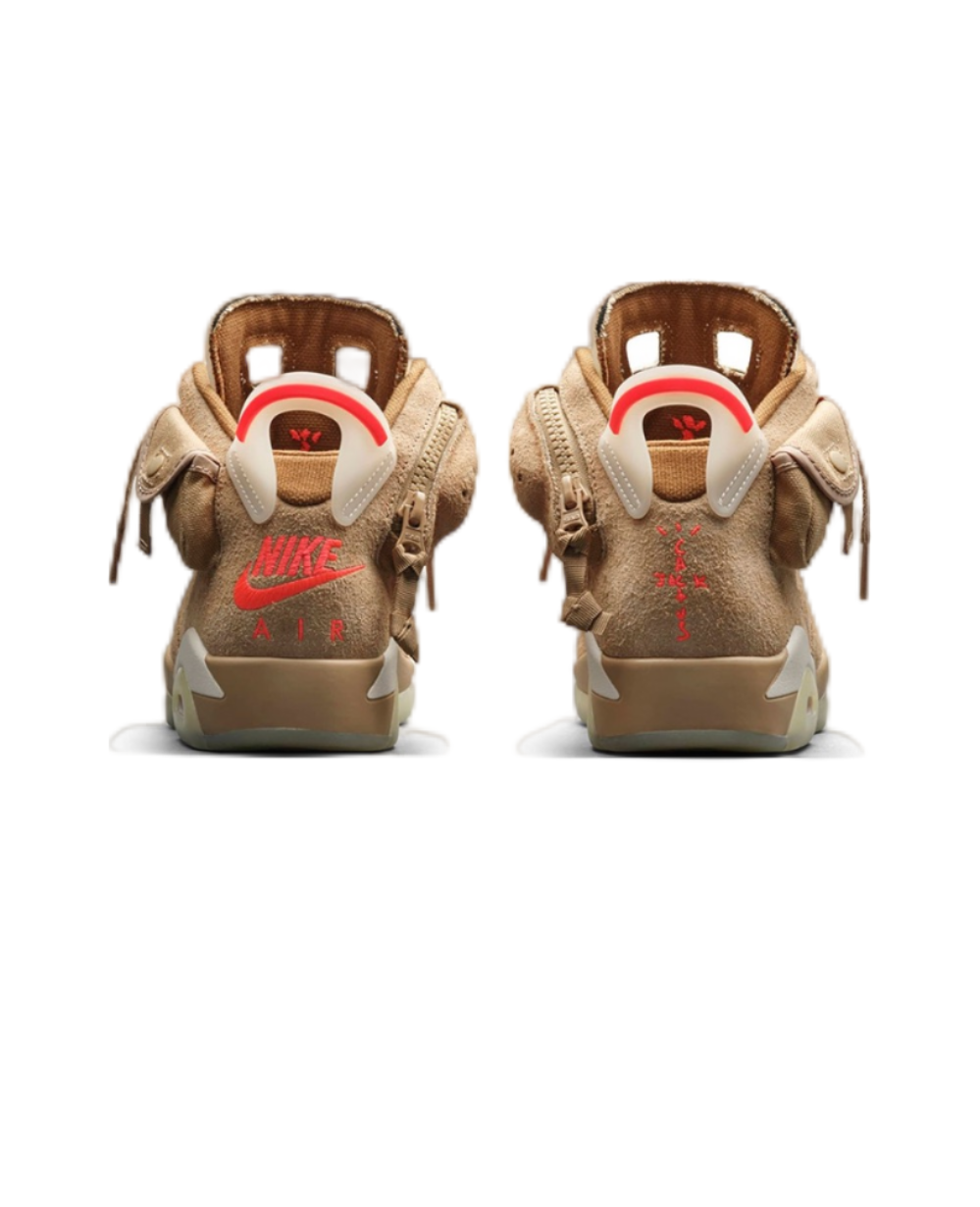 Air Jordan 6 Retro x Travis Scott Mid British Khaki