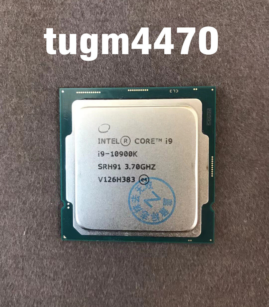 Intel Core i9-10900K CPU Processor 3.7-5.3GHz 10 Cores 20Thr Intel Core i9-10900K CPU Processor 3.7-5.3GHz 10 Cores 20Thr