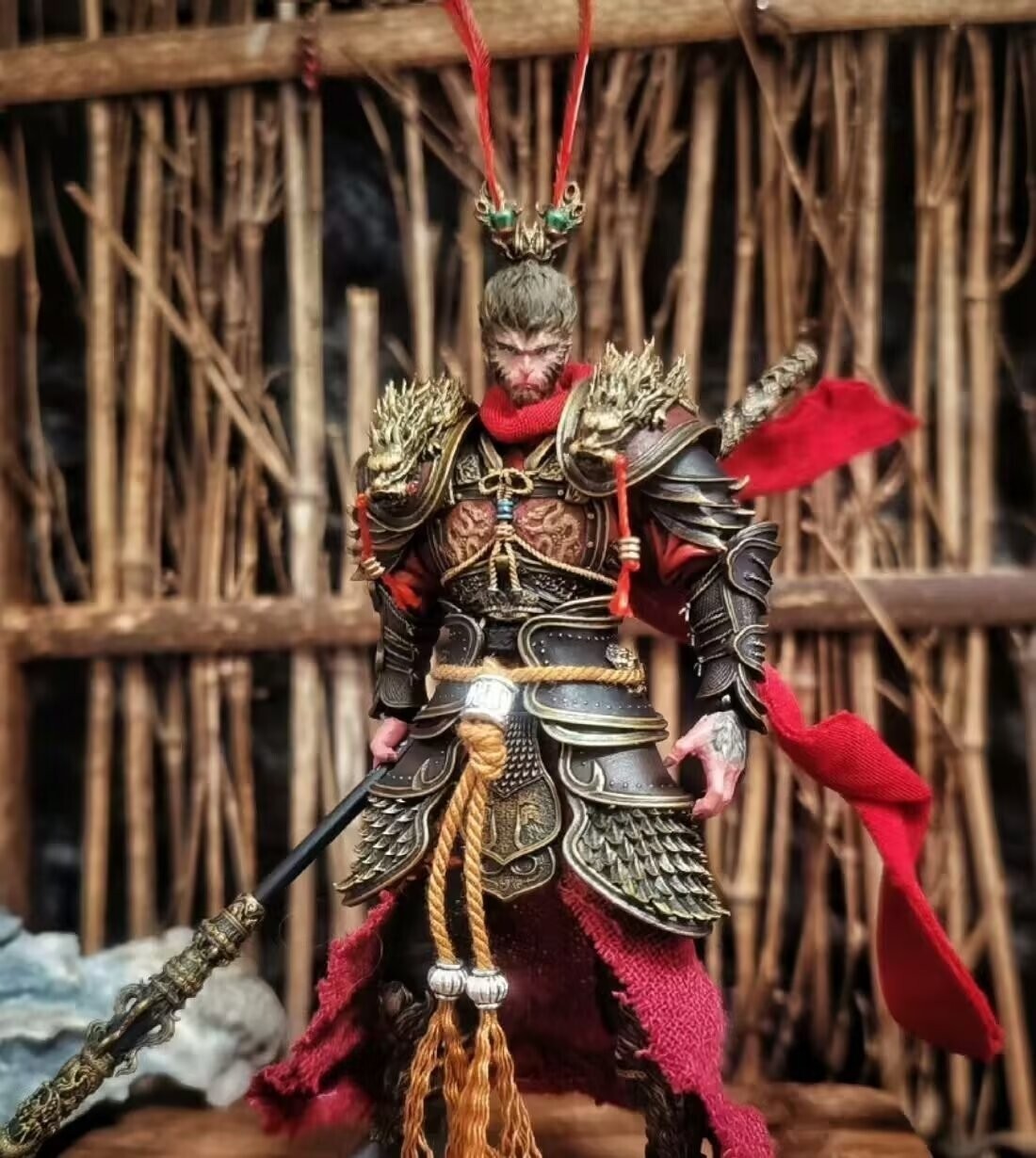 1/12 Armor Version Monkey King Sun Wukong Cartoon Action