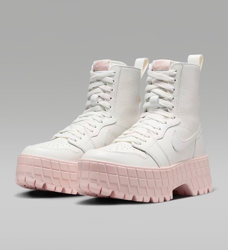 ☆美品☆Nike Air Jordan 1 Brooklyn Women Air Jordan 1 Brooklyn Boots Legend Pink Size 8.5