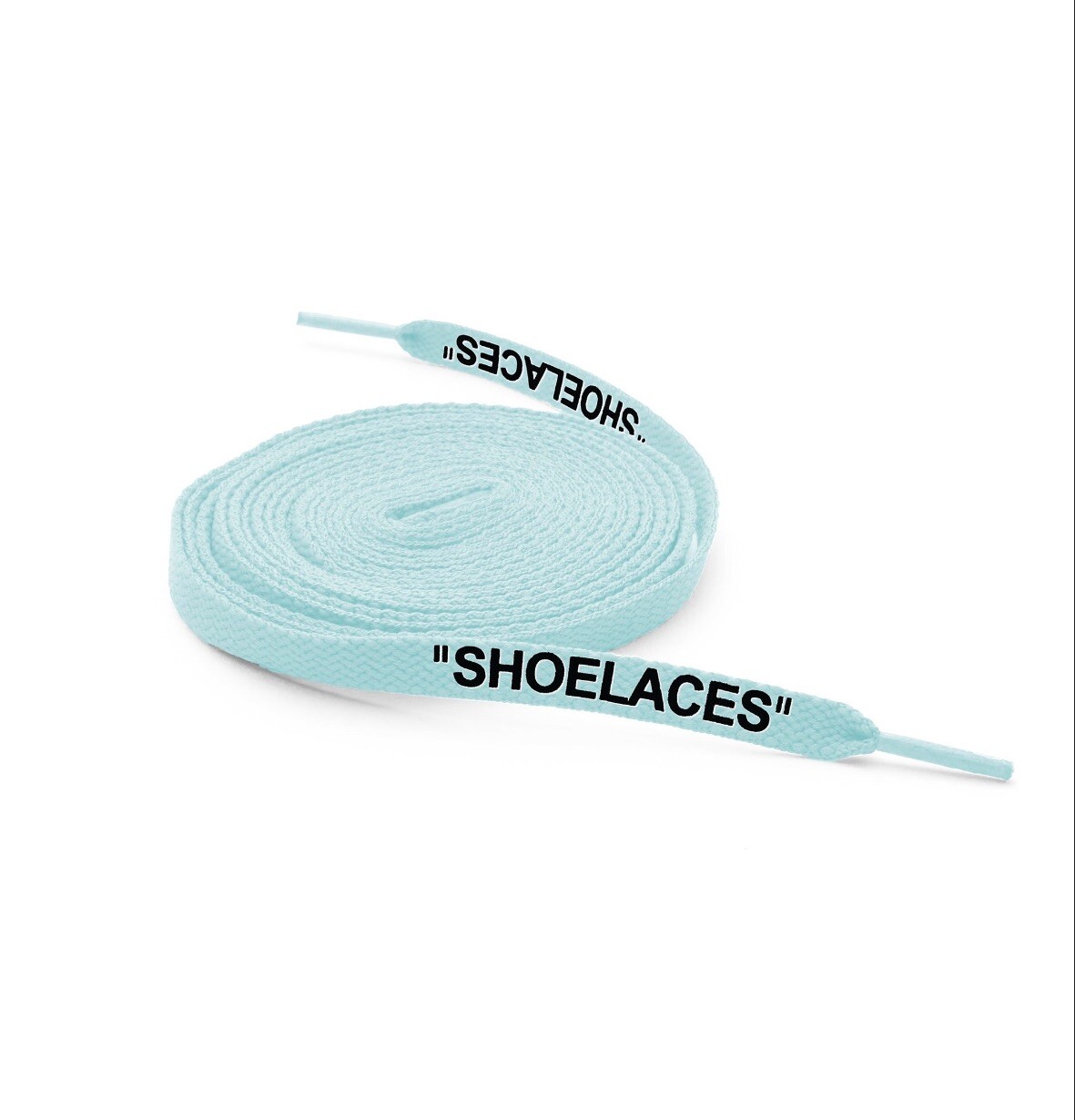 Replacement “SHOELACES” Flat Laces Off White UNC Air Max AJ AF1 Air Blazer AJ1
