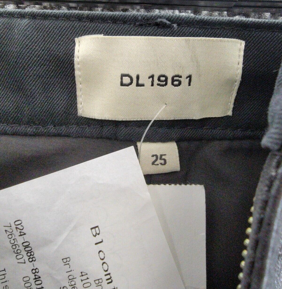 DL1961 Alma A-Line Leather Mini Skirt Women's 25 Black Patent 5 Pockets Design~ - Picture 9 of 16