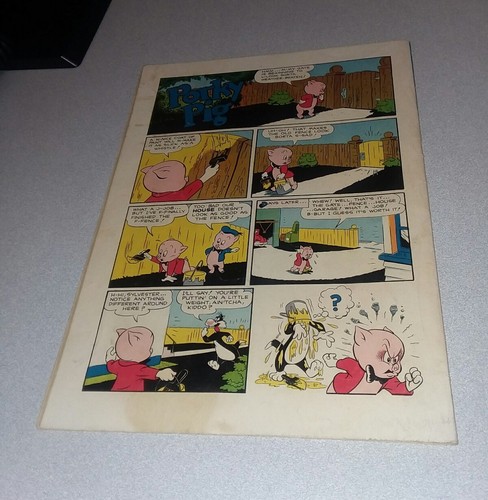 PORKY PIG: Four Color #342 dell comics 1951 looney tunes bugs bunny golden age
