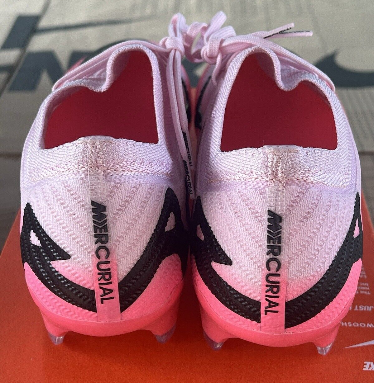 Pre-owned Nike Zoom Mercurial Vapor 15 Elite Soccer Cleats Pink Mens 11.5