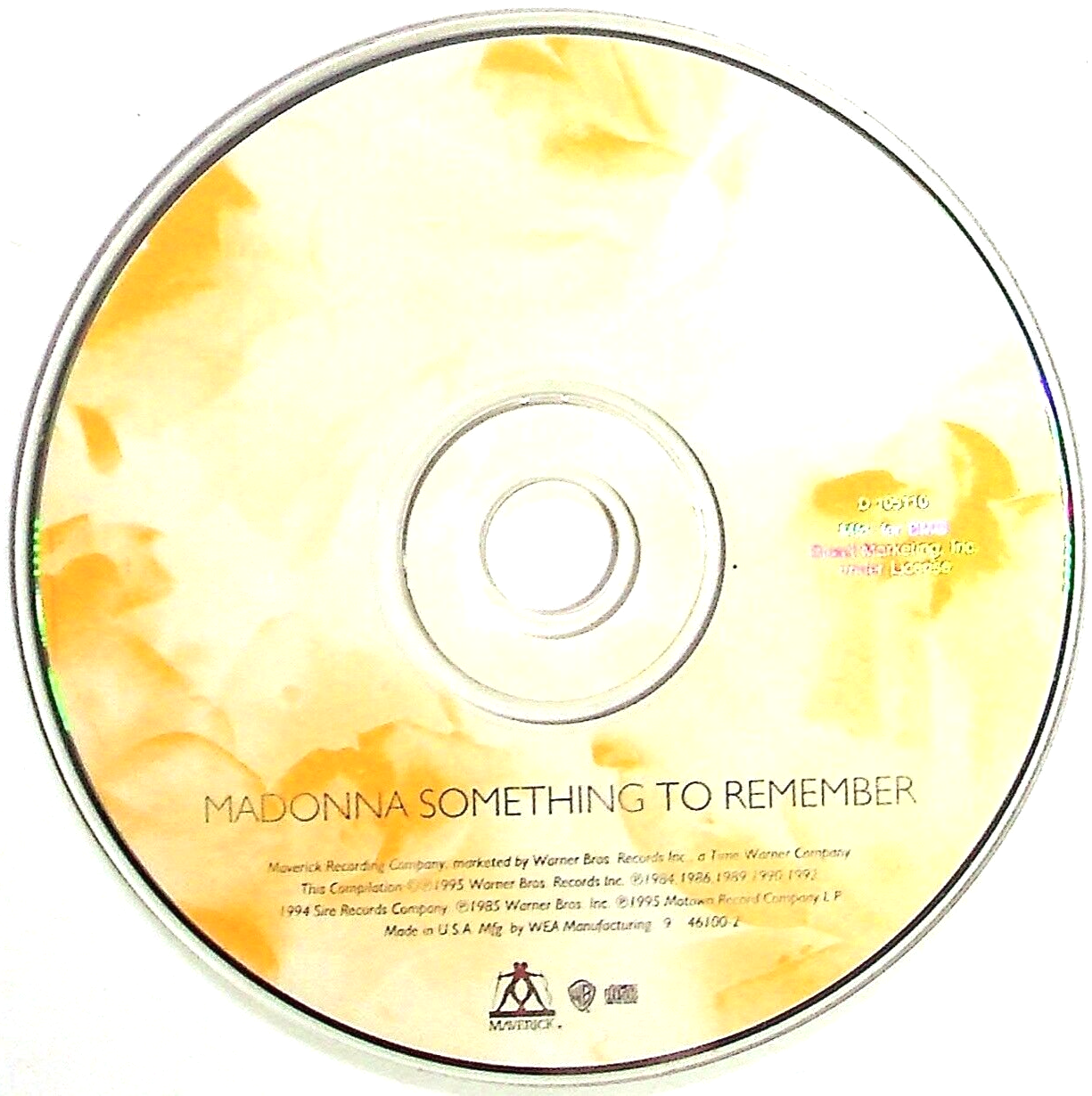 マドンナ　Something To Remember　 限定 ゴールド CD マドンナ Something To Remember 限定 ゴールド CD Madonna