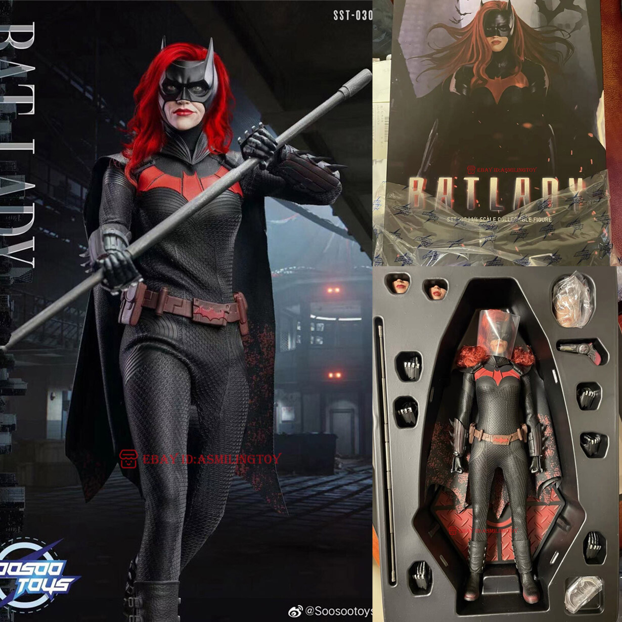 soosootoys バットレディ 1/6 Soosootoys SST-030 Bat lady 1/6th Scale Batman Female Action