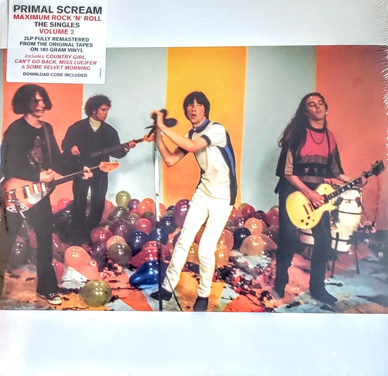 洋楽 PRIMAL SCREAM MAXIMUM ROCK 'N' ROLL 2LP PRIMAL SCREAM MAXIMUM ROCK N ROLL: THE SINGLES - 180-GRAM