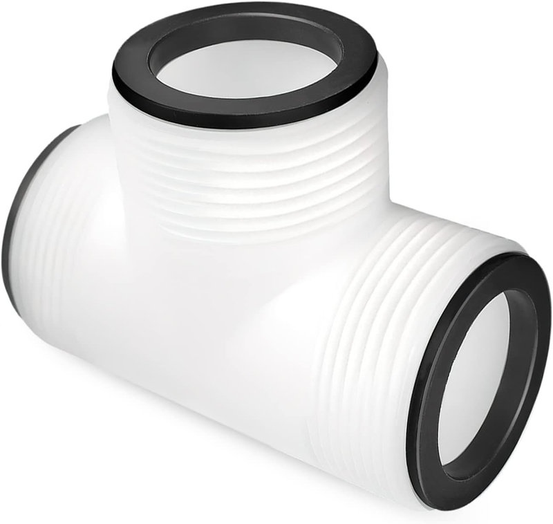 Hose Adapter Tee 1.5 Inch for Intex Coleman Pool Pump Spa Motor Connector 3 Ring