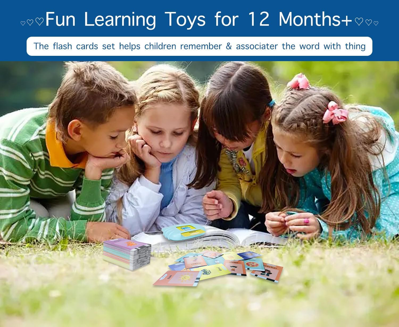 Pocket Speech for Toddlers, Talking Flash Cards for Toddlers 224 Words Blue