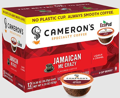 Cameron'S Coffee Organic Breakfast Blend Single-Serve Coffee Pods, Light Roast, 