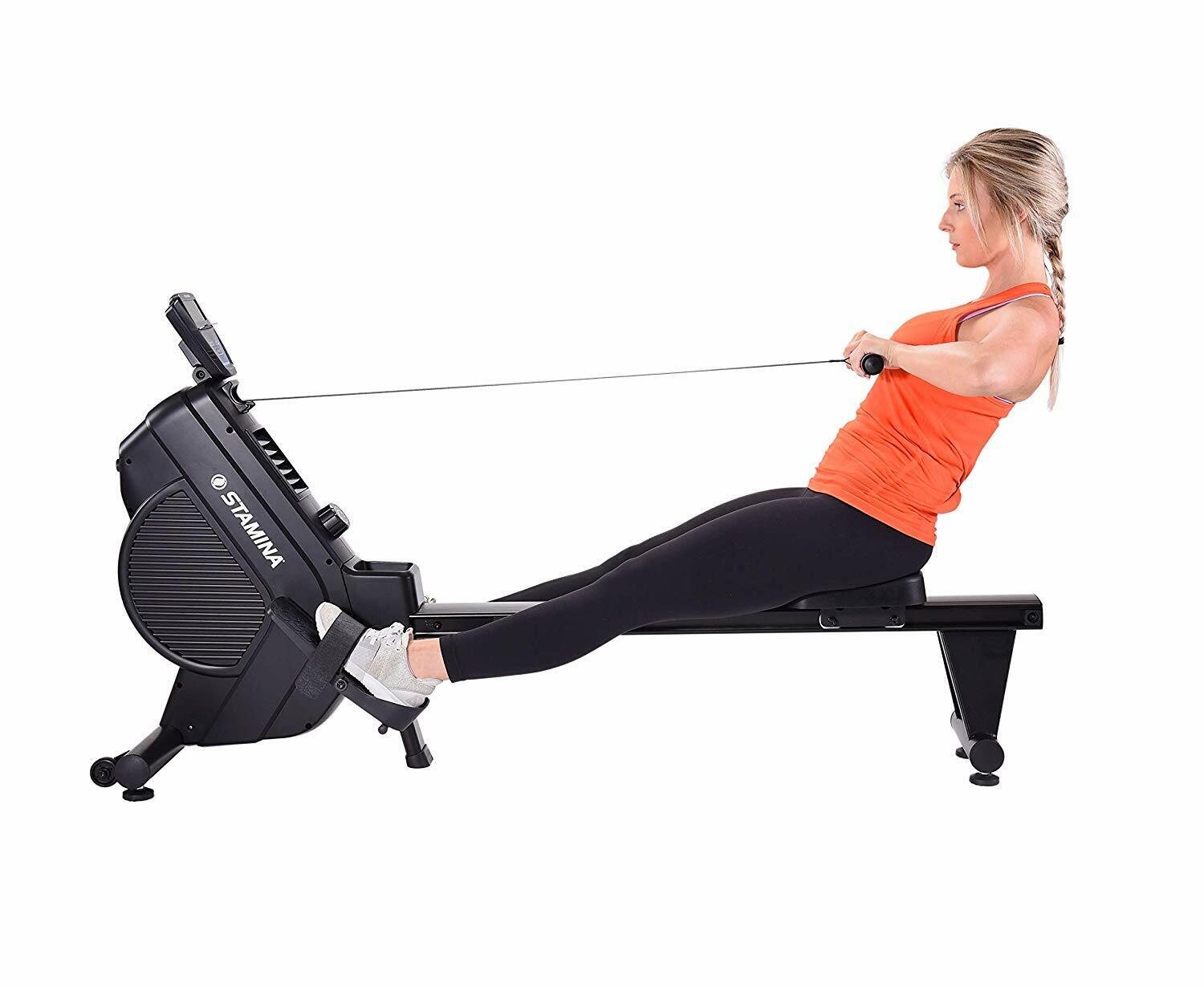Air Rower W/ 8 Magnetic Resistance Levels 35-1397