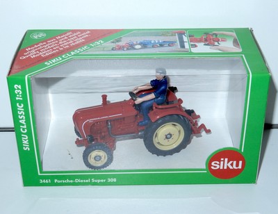 SIKU FARM 3461 PORSCHE DIESEL SUPER TRACTOR 1/32 SCALE MIB NRFB 1990s GERMANY