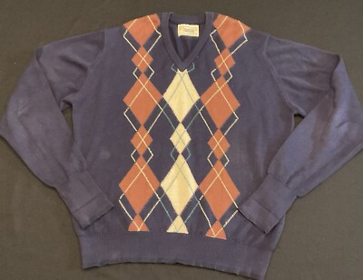 Lord Jeff 100% Fine Cotton Made In Ireland Vintage Sweater Size Medium