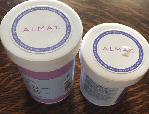 Almay Gentle Eye Makeup Remover Pads, Oil-Free 200 Pads (Packages Of 120 & 80)