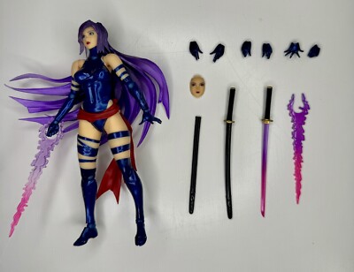 marvel amazing yamaguchi revoltech no010 psylocke pvc collectible action figure 314883056742