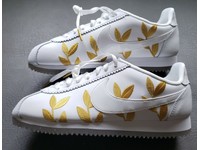 nike cortez gold leaf