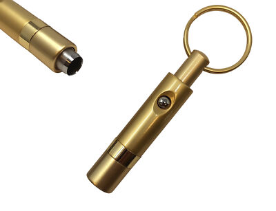 Prestige Import Group - Push Button Retractable Cigar Punch Cutter w/ Key Chain