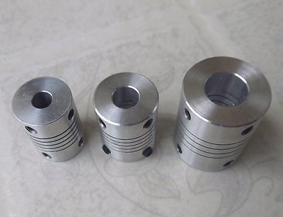 3pcs 6 MM x 10 MM Flexible Shaft Ballscrew Coupler Coupling Linear Motion D18L25