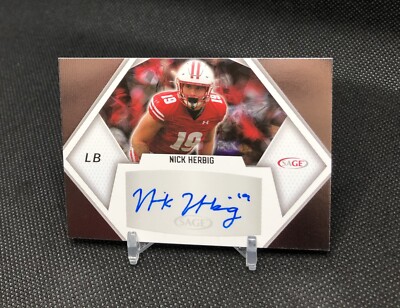 2023 SAGE Nick Herbig AUTO/ AUTOGRAPH SILVER FOIL SP Rookie Card No. A-NH2   