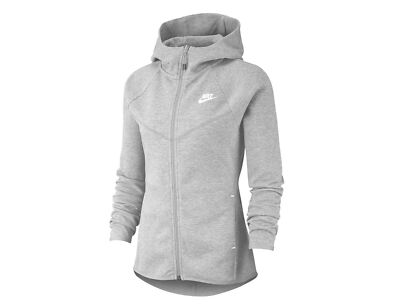 Nike Womens Tech Fleece Full Zip Windrunner Jacket Jacke BV3455 063 Grey S/XL