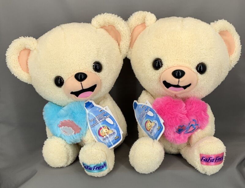 Snuggle Fabric Softener FaFa Bear Super DX Fluffy Plush Doll Set! 11" tag