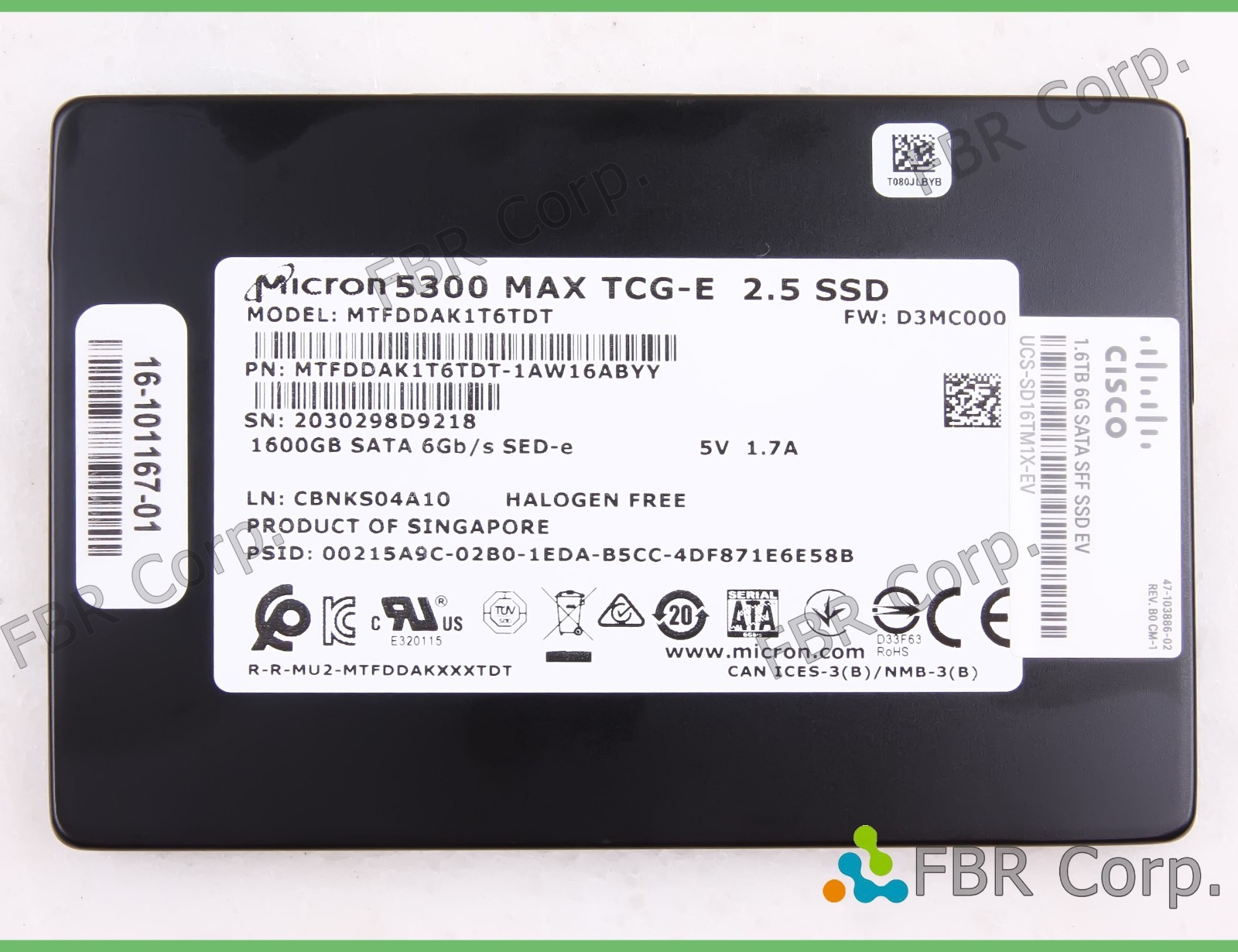 mouseCT6 AMD Ryzen5 4500U メモリ32GB　SSD1TB EXC+ Micron 1.6TB 5300 MAX TCG-E SSD EV SED-e SFF SATA 6Gb/s
