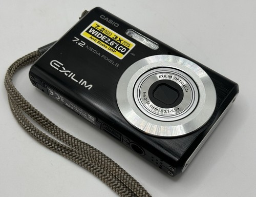 動作確認済　CASIO EXILIM EX-Z1200 BLACK CASIO EXILIM EX-Z1200 Digital Camera Black 12.1MP Optical