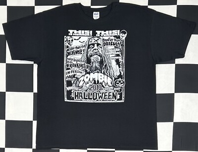 NWT Officially Licensed Rob Zombie Midnight Zombie Jamboree 2010 Halloween (2XL)
