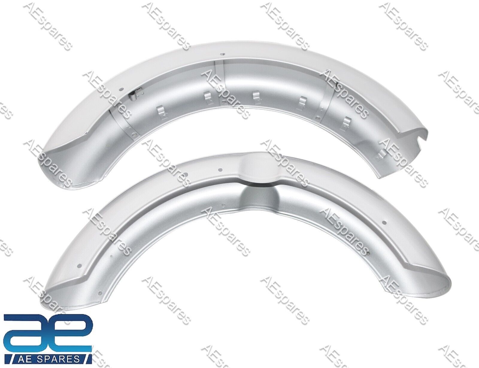 Front & Rear Mudguard Fender Gray Set For Royal Enfield Classic 350cc 500cc 