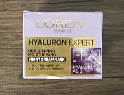 L'OREAL PARIS Hyaluron Expert Replumping Moisturizing Night Cream Mask 50ml
