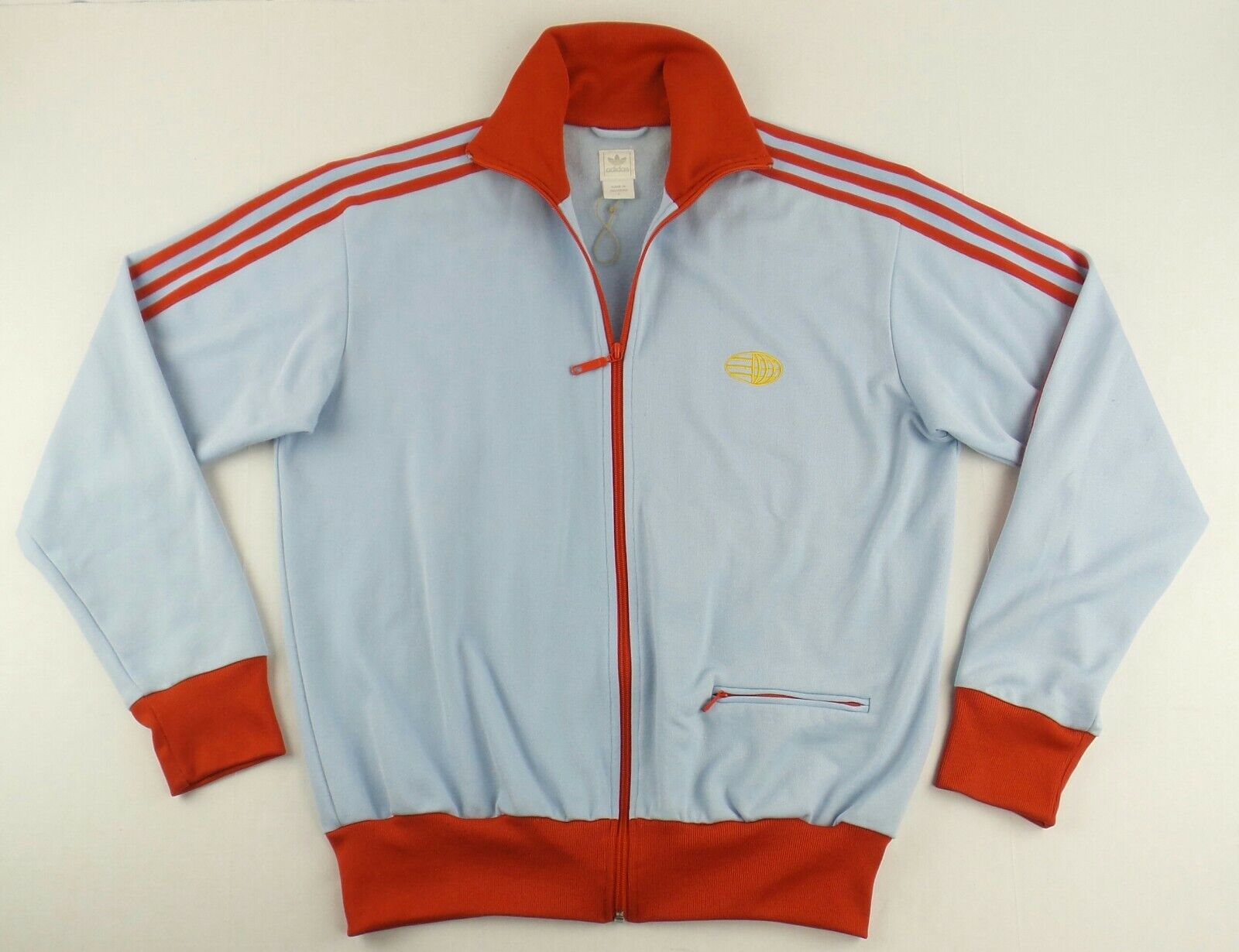 Vintage RARE Adidas World Mark Globe Full Zip Track Jacket Vintage RARE Adidas World Mark Globe Full Zip Track Jacket