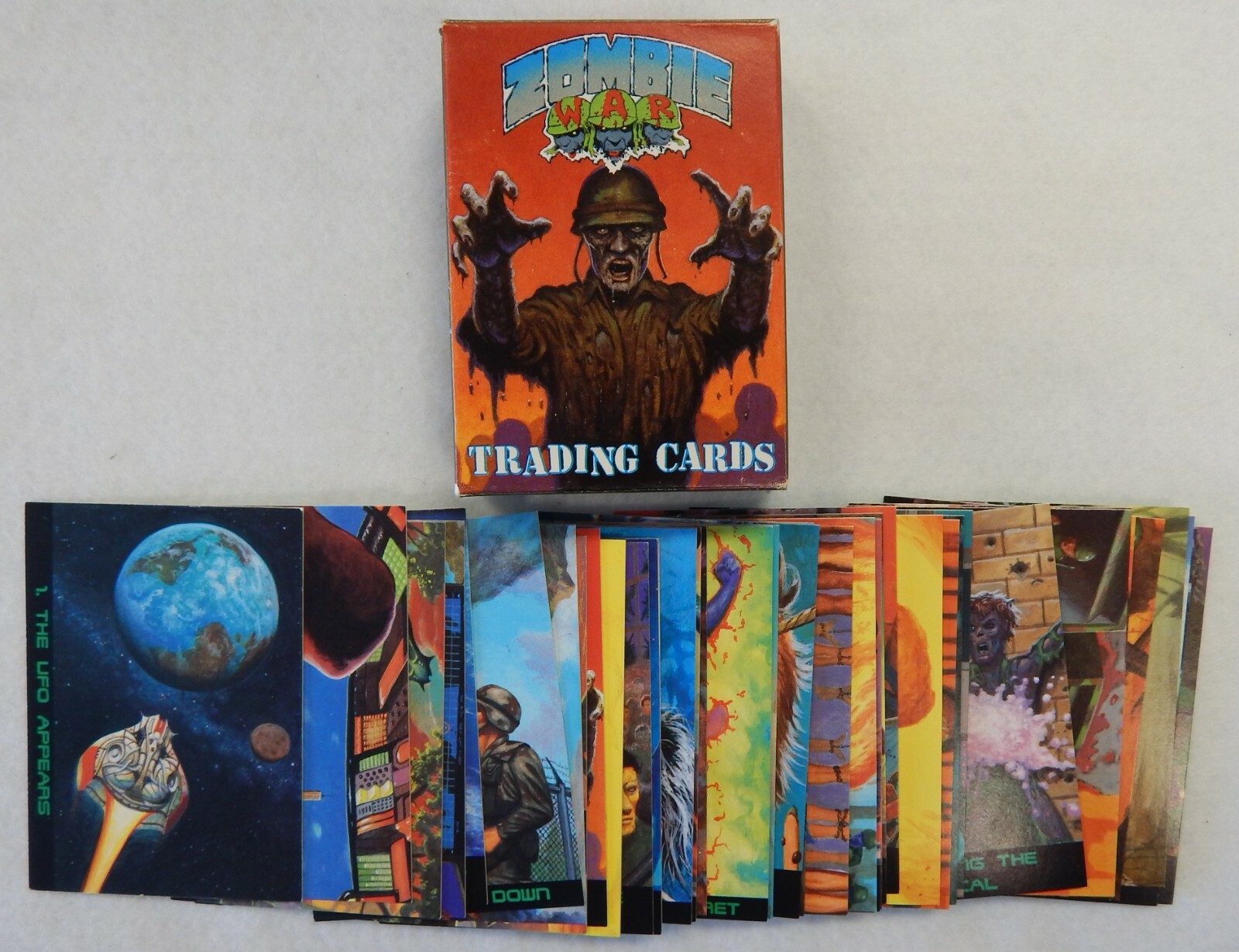 Zombie War 1992 Fanta Co Complete 45 Card Set From Kevin