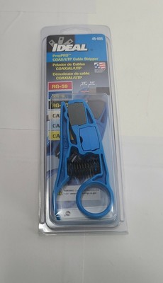 Ideal 45-605 PrepPro Coaxial UTP Cable Stripper Hand Tool