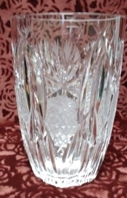 Waterford Crystal 8 inch Pineapple Pattern Vase