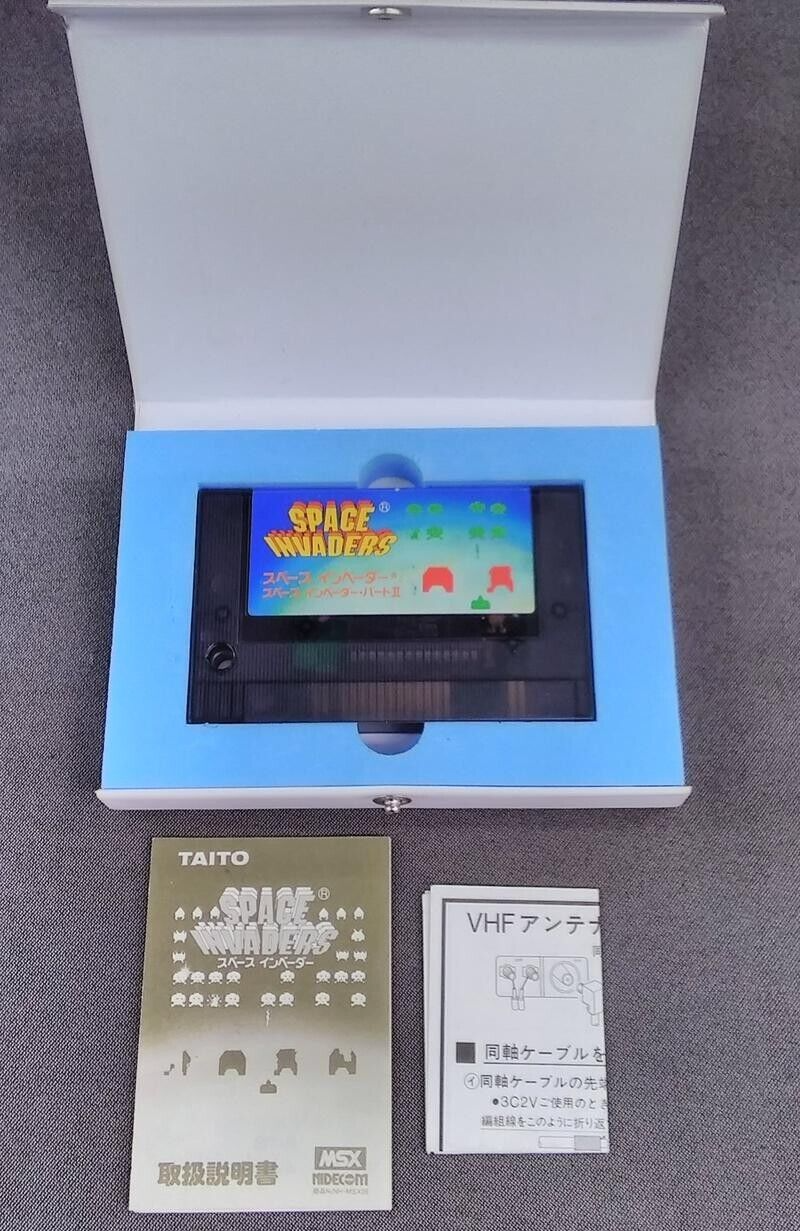 TAITO SPACE INVADERS MSX スペースインベーダー ゲーム MSX TAITO