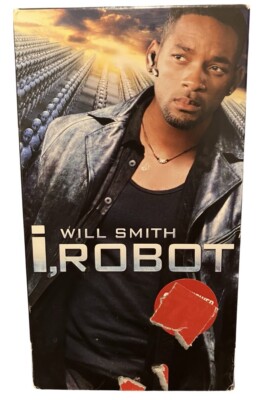 i, Robot VHS Tape 2004 Video Tape Will Smith Sci-fi Movie Late Release Rare Film