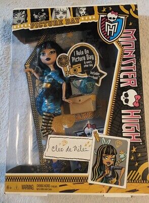 Monster High First Wave Doll Cleo de Nile Picture Day 2012 NRFB