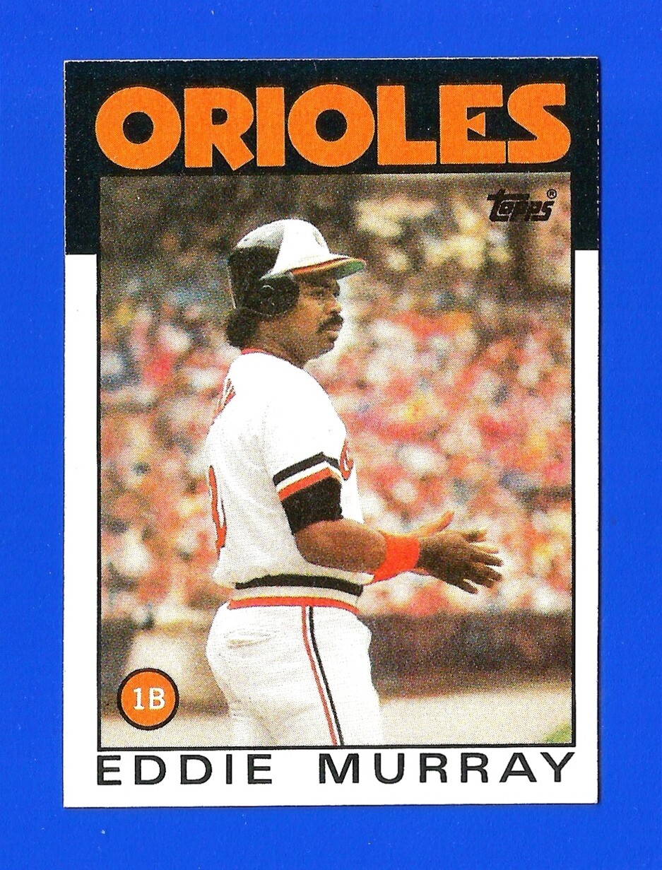 1986 Topps BASEBALL #30 EDDIE MURRAY NRMINT HOF BALTIMORE