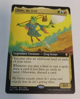 MTG Flubs, the Fool (Extended Art) - Buy-A-Box Promos (BABP) P 0356 NM