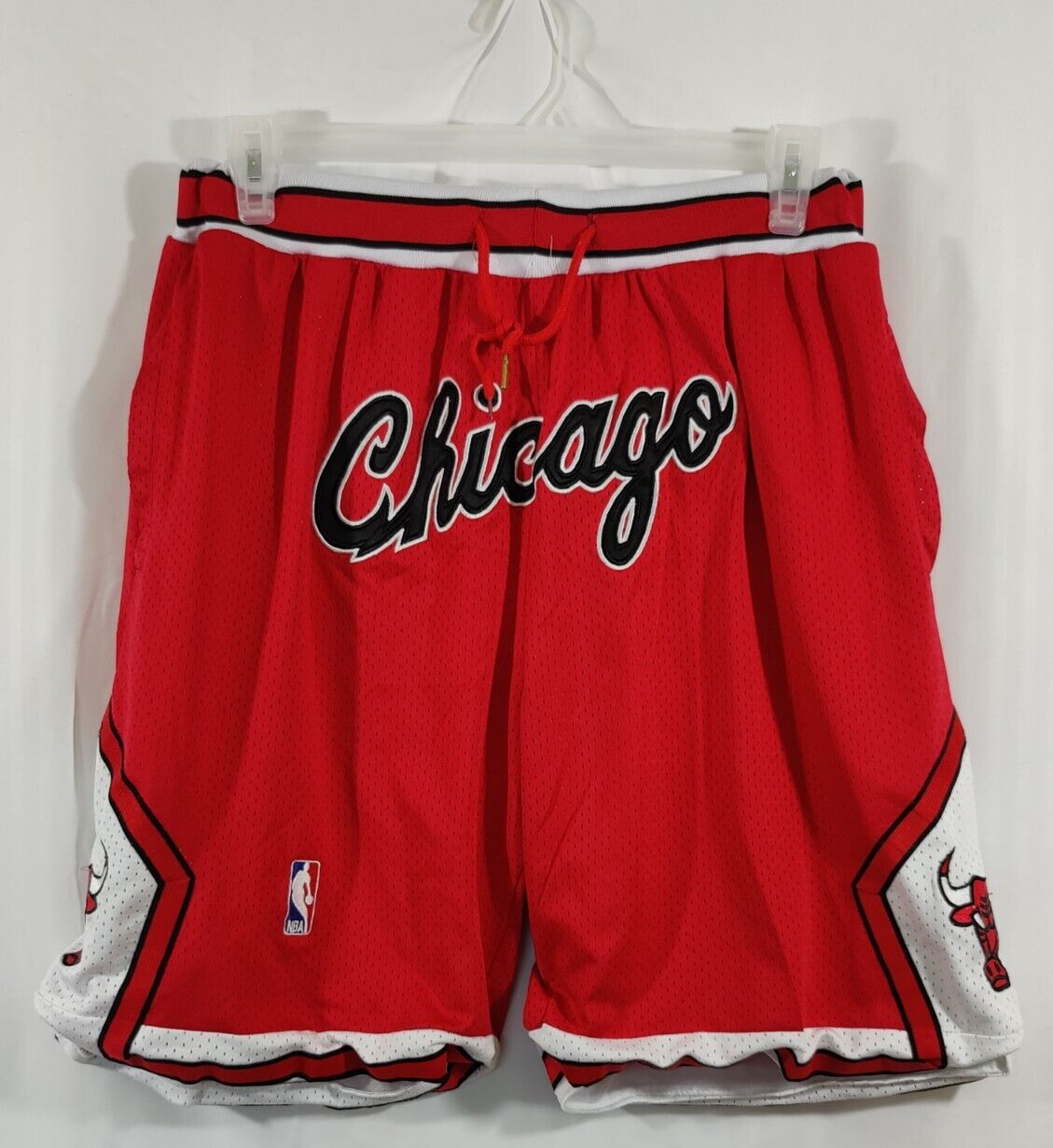 JUST DON 1997-98 CHICAGO BULLS パンツ L 黒/赤 RARE VINTAGE MITCHELL & NESS JUST DON 1997-98 CHICAGO BULLS