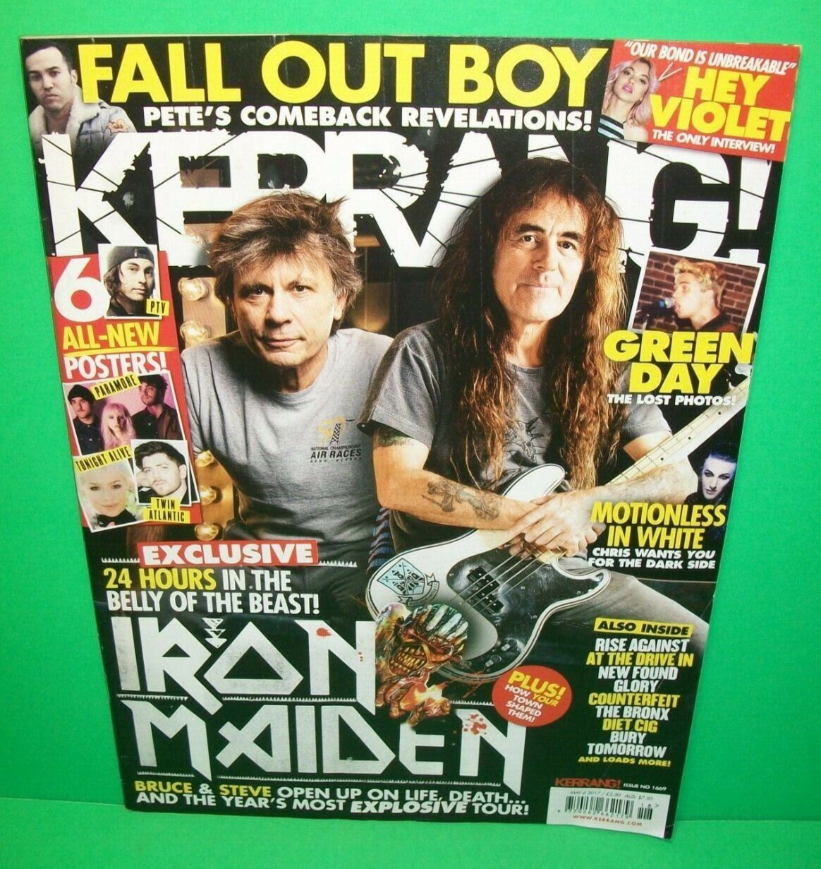 KERRANG！ ISSUE NO 1219 IRON MAIDEN KERRANG！ ISSUE NO 1219 IRON MAIDEN Kerrang! Magazine 17th