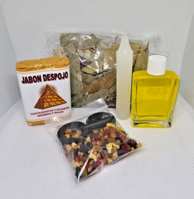 DESPOJO FIN DE AÑO PROTECCION ALEJA LAS MALAS ENERGIAS ROMPE BRUJERIA KIT