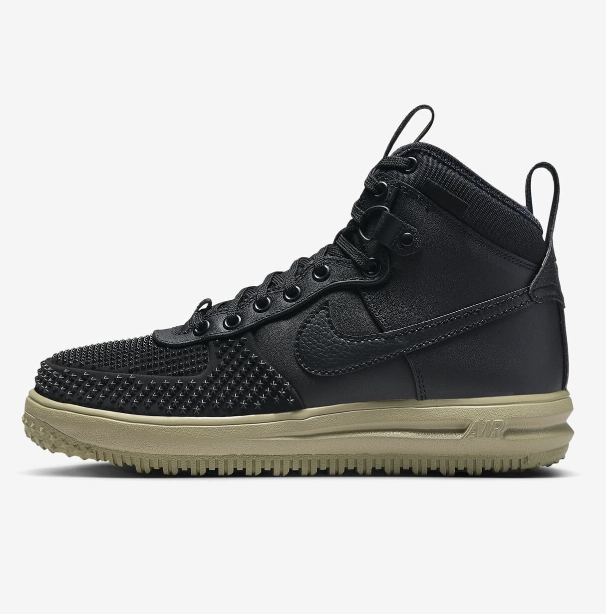 Pre-owned Nike Lunar Force 1 Duckboot Black Neutral Olive Dz5320-001