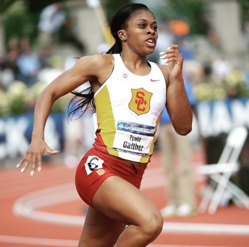 nike track and field compression shorts