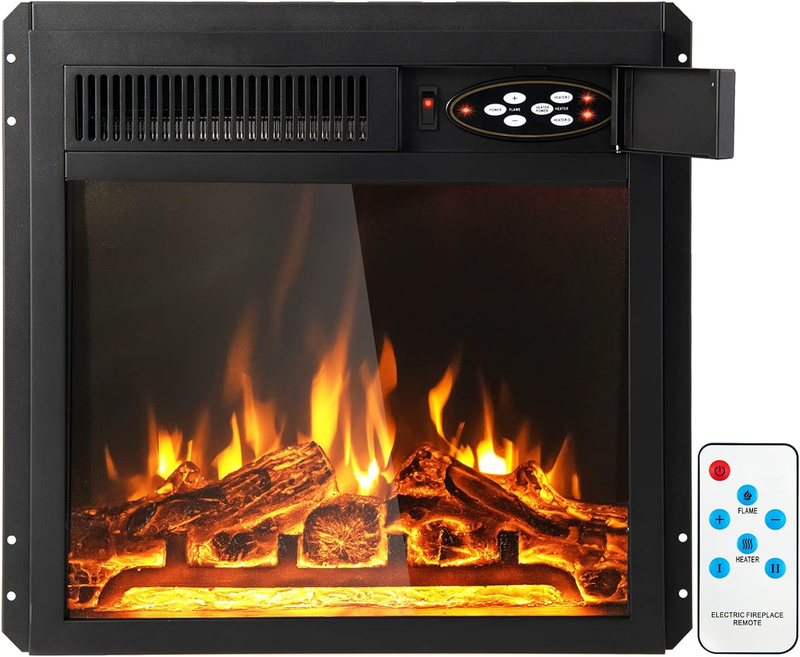 Insert, Recessed Fireplace Heater With 7-level Adju